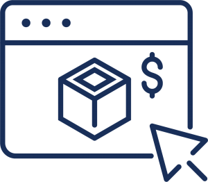 Icon representing product catalog and pricing flexibility in telecom billing solutions.